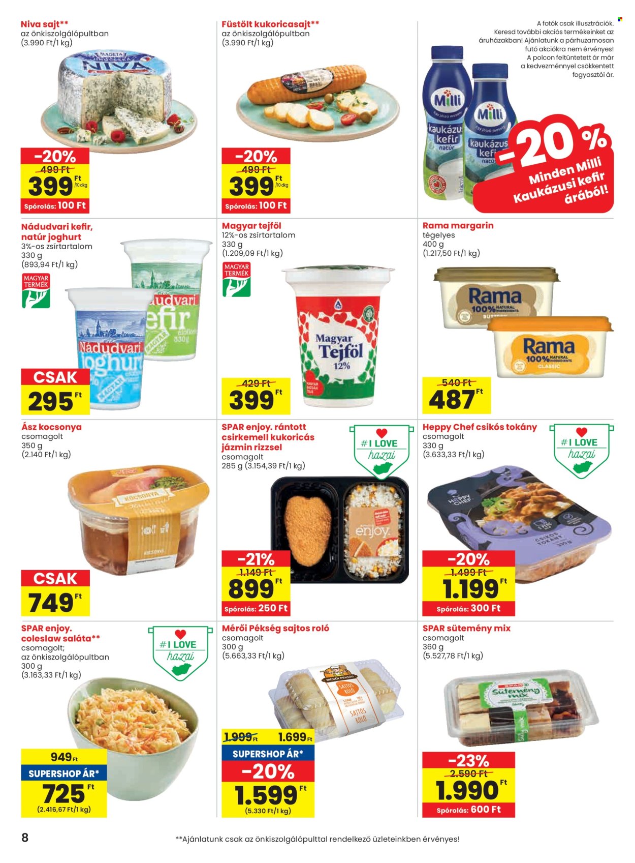 SPAR akciós újságok - 2025.10.16 - 2025.10.22. Oldal 8