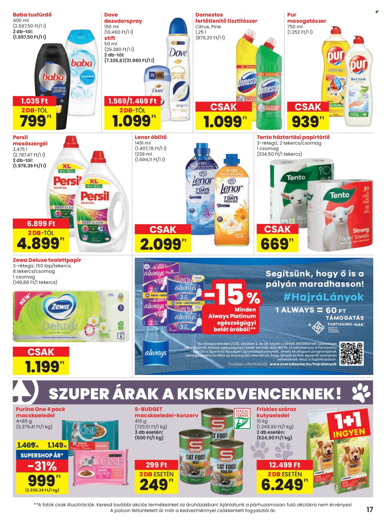 SPAR akciós újságok - 2025.10.16 - 2025.10.22. Oldal 17