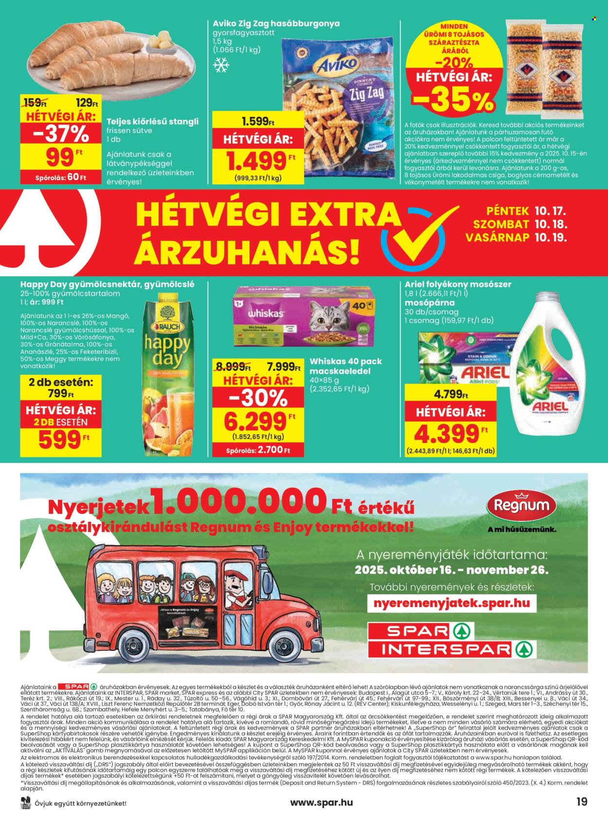 SPAR akciós újságok - 2025.10.16 - 2025.10.22. Oldal 19
