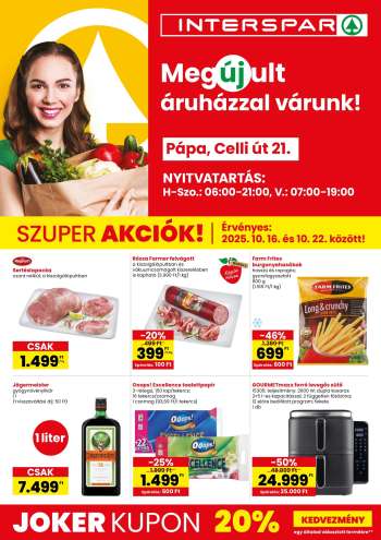 Újság INTERSPAR - 2025.10.16 - 2025.10.22.