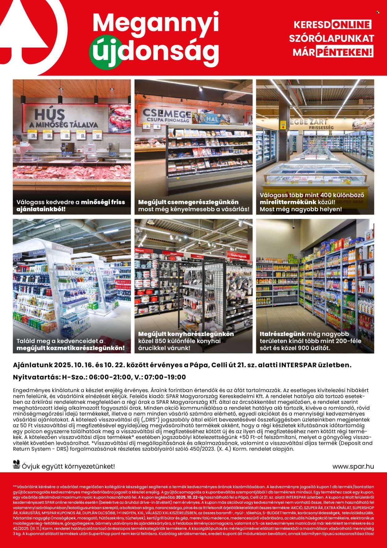 INTERSPAR akciós újságok - 2025.10.16 - 2025.10.22. Oldal 2