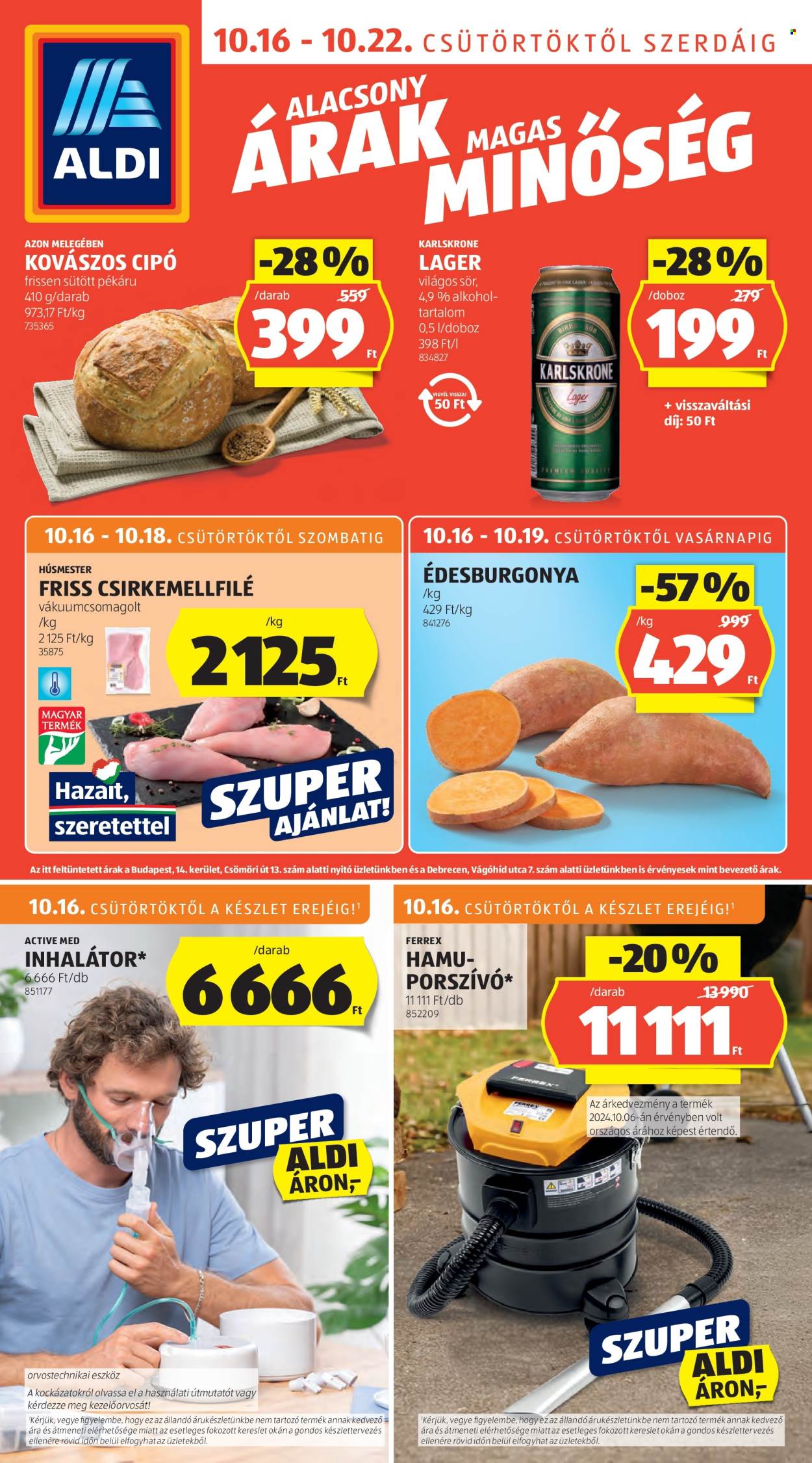Aldi akciós újságok - 2025.10.16 - 2025.10.22. Oldal 1