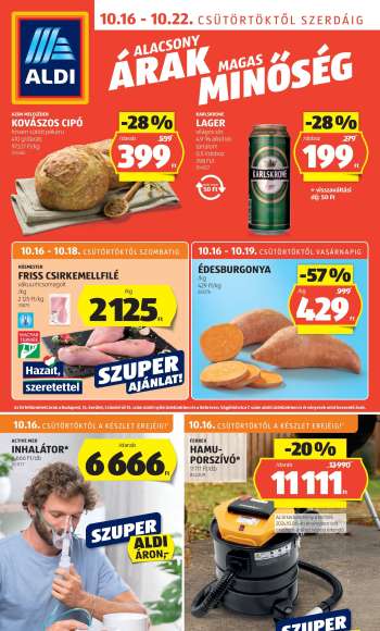 Újság Aldi - 2025.10.16 - 2025.10.22.