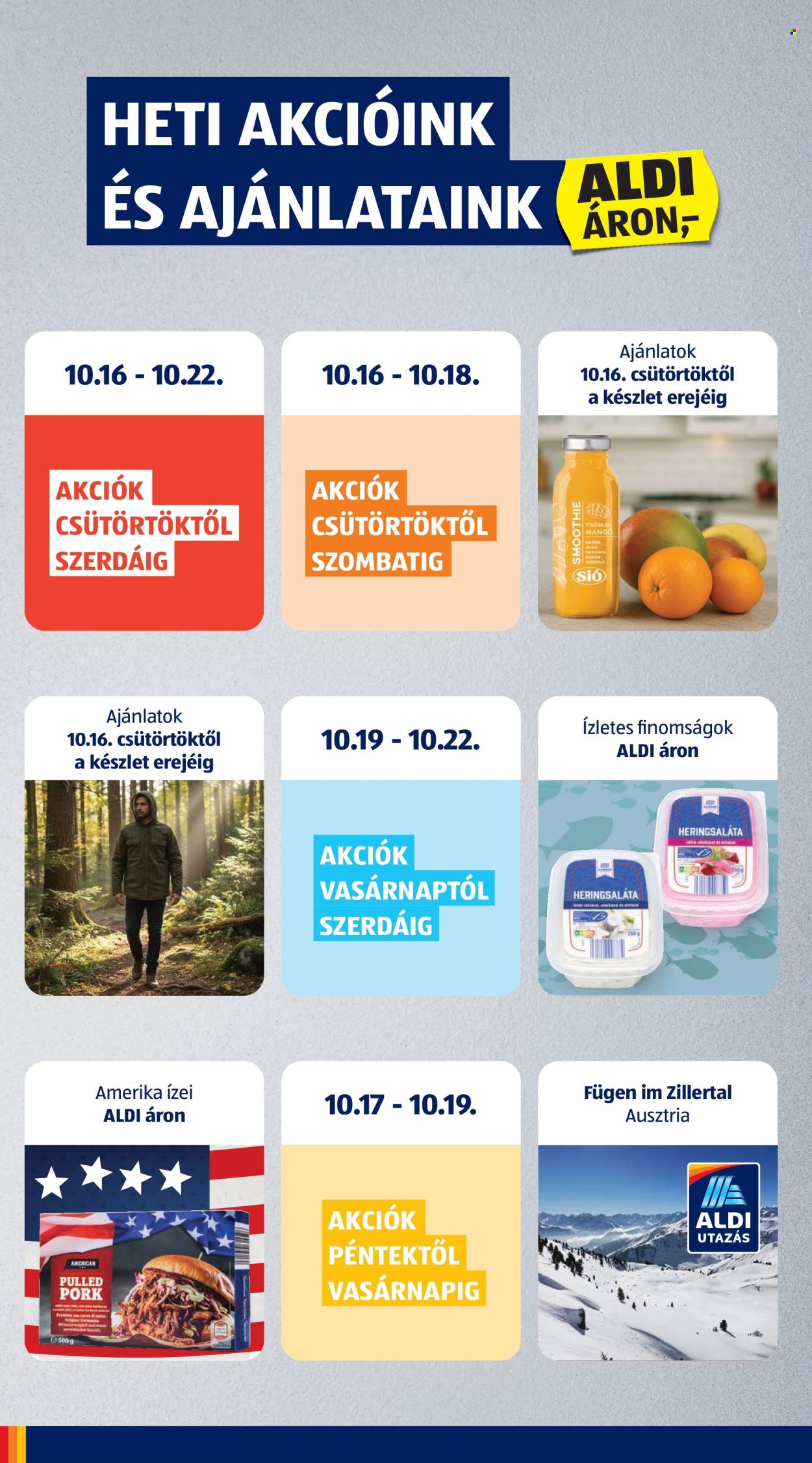 Aldi akciós újságok - 2025.10.16 - 2025.10.22. Oldal 2