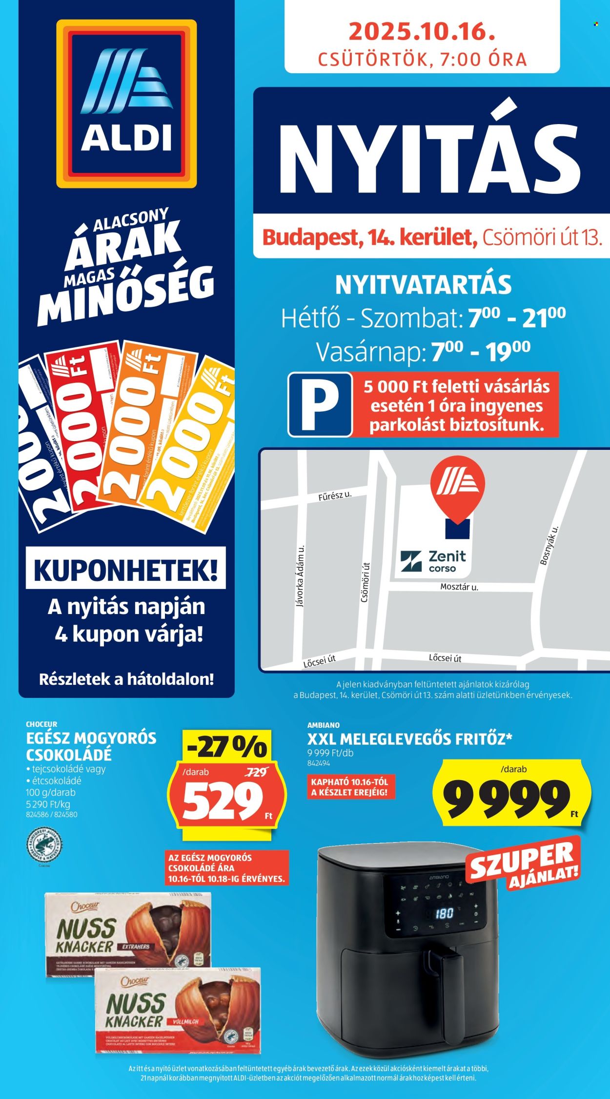 Aldi akciós újságok - 2025.10.16 - 2025.10.22. Oldal 1