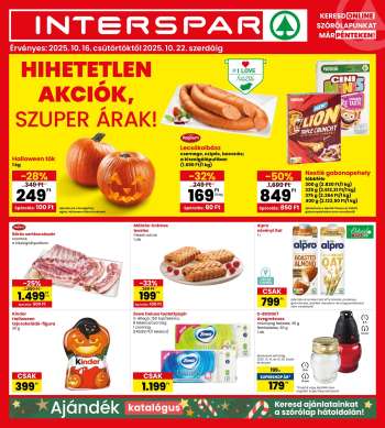 Újság INTERSPAR - 2025.10.16 - 2025.10.22.