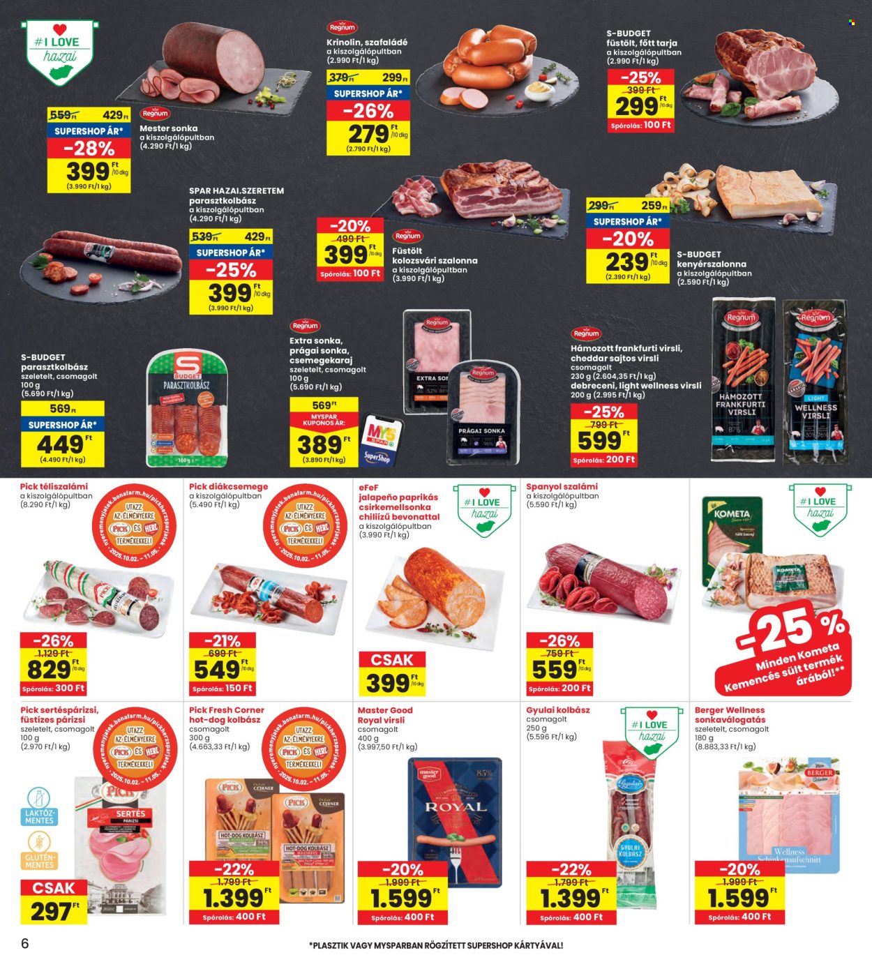 INTERSPAR akciós újságok - 2025.10.16 - 2025.10.22. Oldal 6