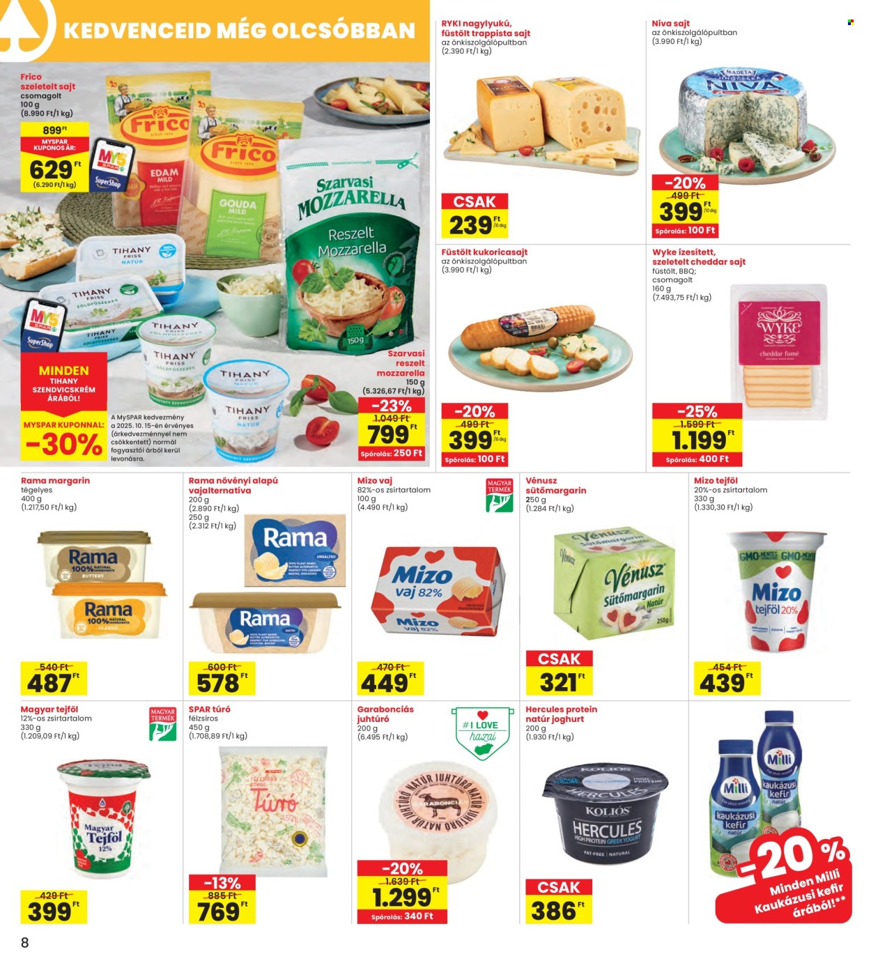 INTERSPAR akciós újságok - 2025.10.16 - 2025.10.22. Oldal 8