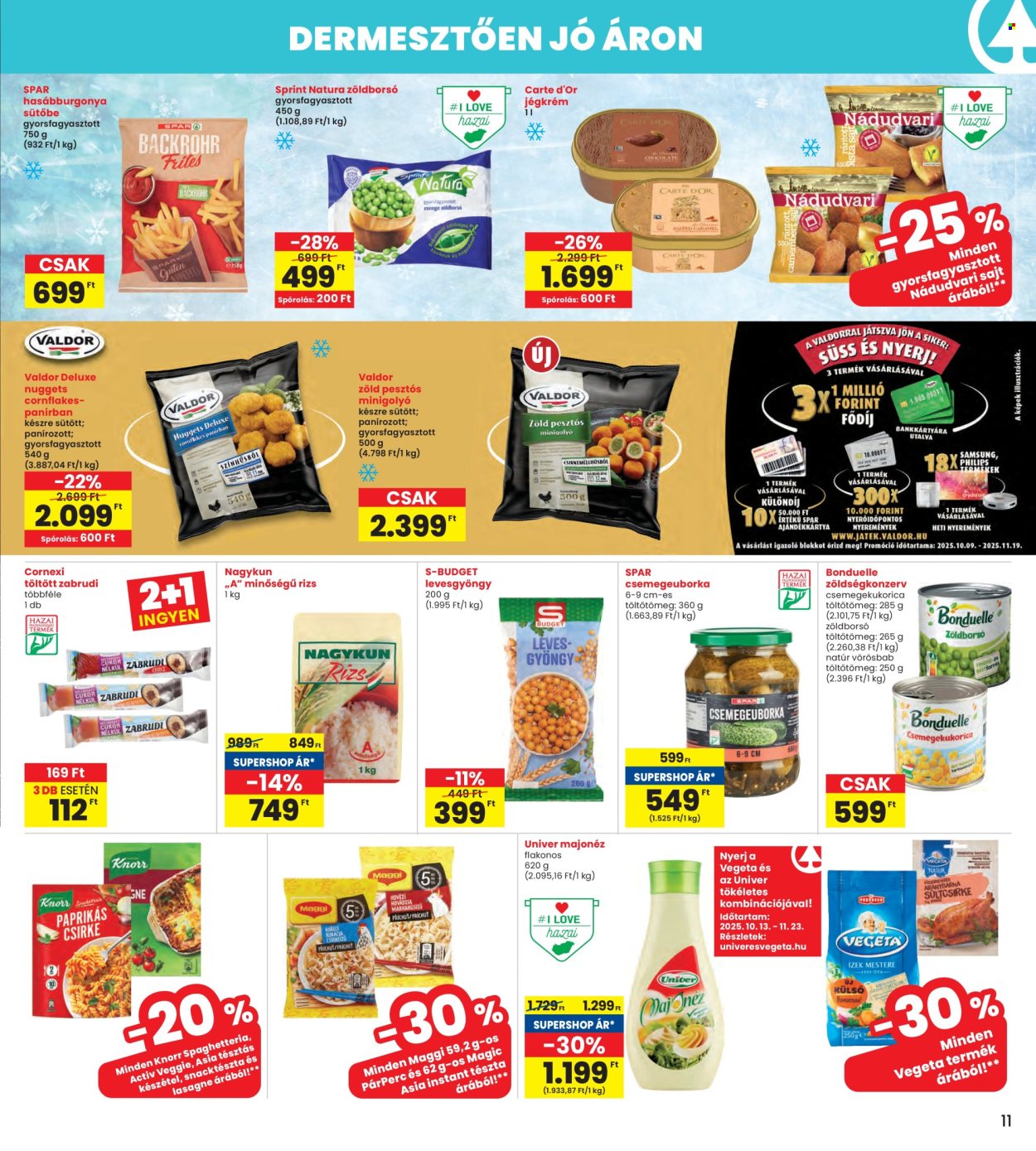 INTERSPAR akciós újságok - 2025.10.16 - 2025.10.22. Oldal 11