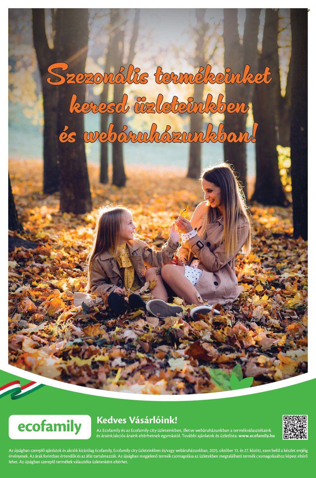 EcoFamily akciós újságok - 2025.10.13 - 2025.10.27. Oldal 10