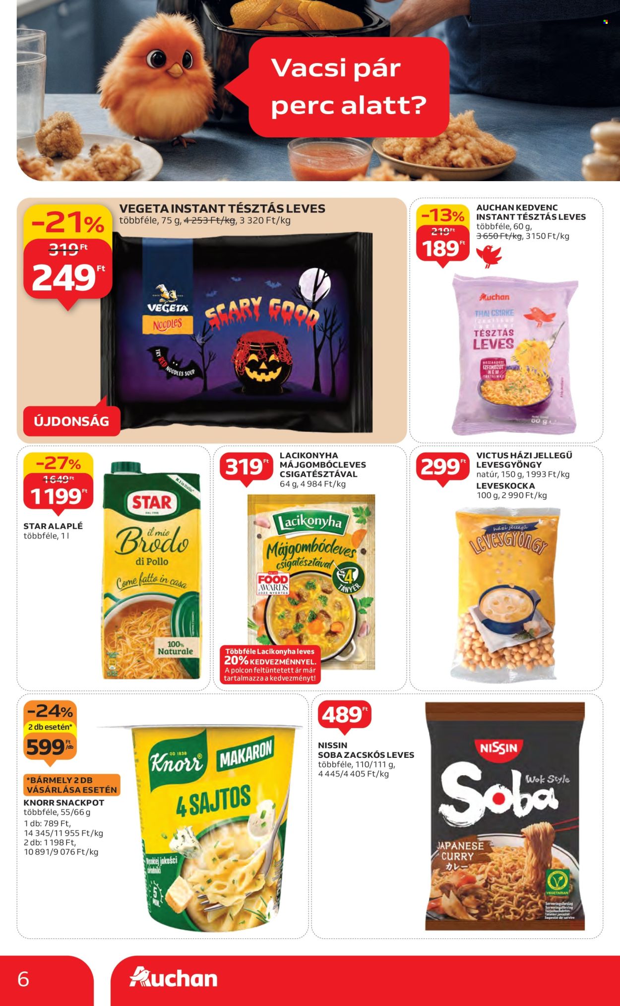 Auchan akciós újságok - 2025.10.16 - 2025.10.22. Oldal 6