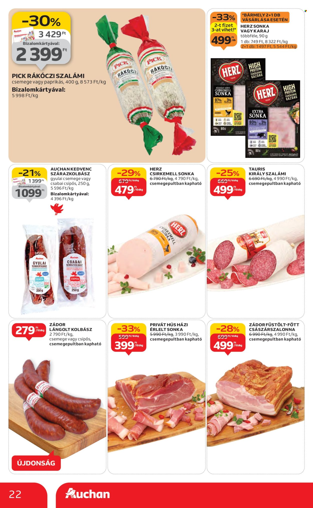 Auchan akciós újságok - 2025.10.16 - 2025.10.22. Oldal 22