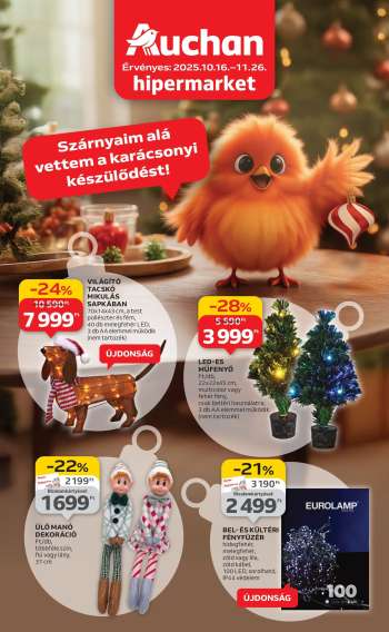 Újság Auchan - 2025.10.16 - 2025.11.26.