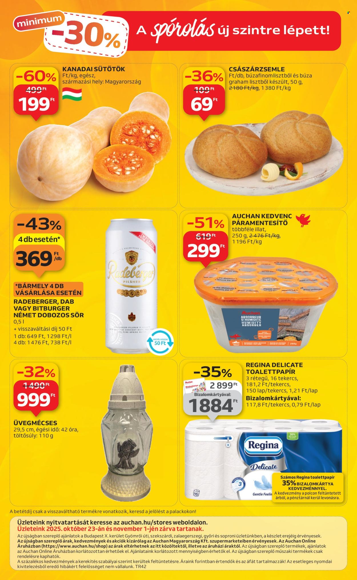 Auchan akciós újságok - 2025.10.16 - 2025.10.22. Oldal 16