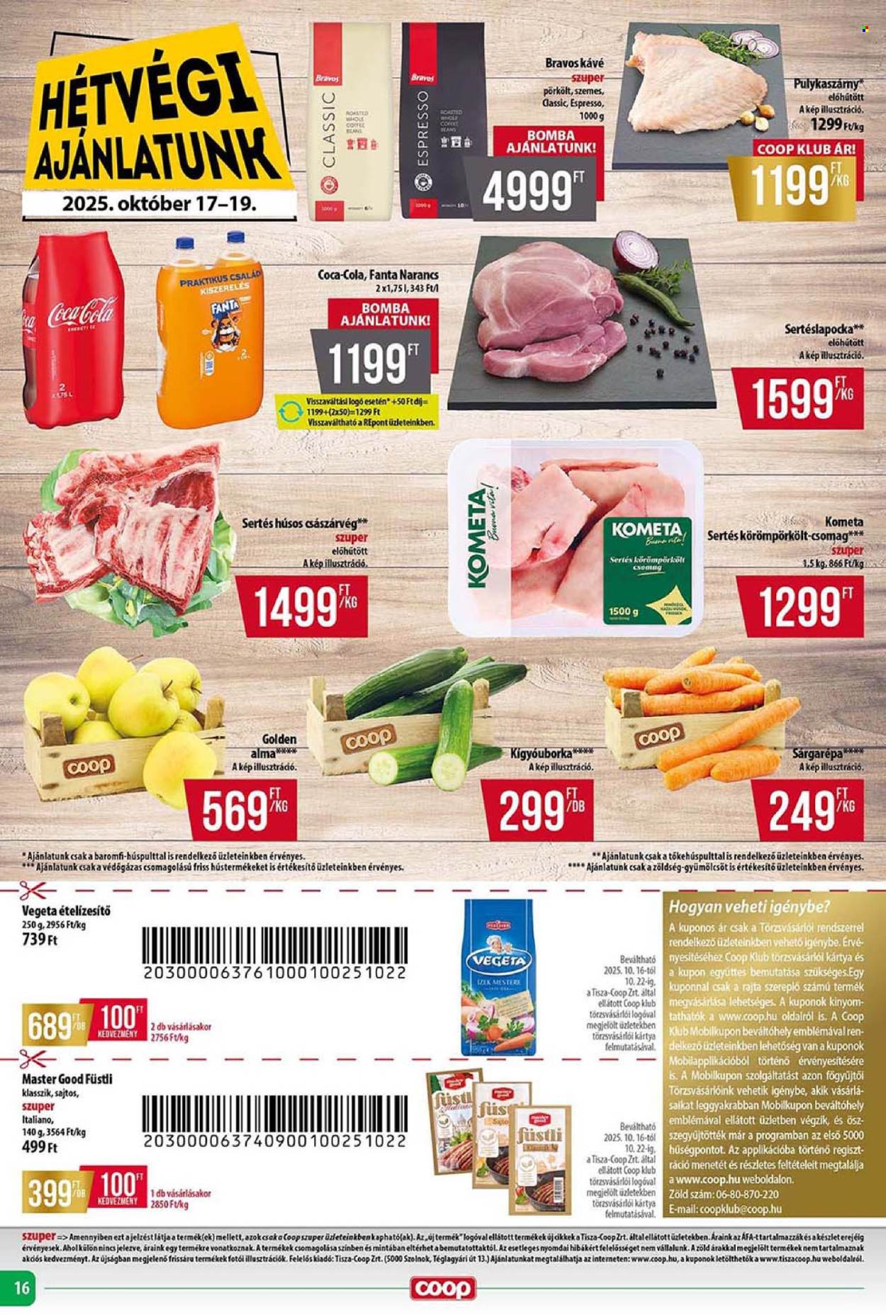 Coop akciós újságok - 2025.10.16 - 2025.10.22. Oldal 16