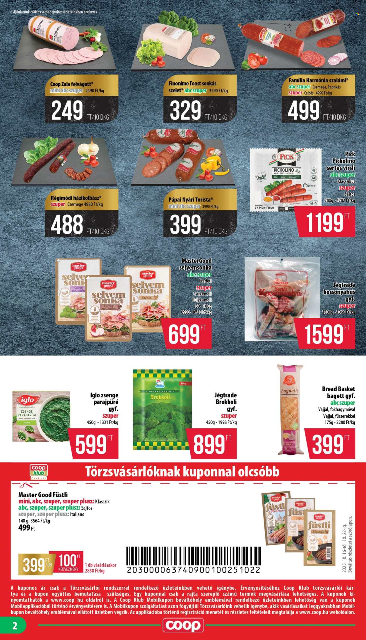 Coop akciós újságok - 2025.10.16 - 2025.10.22. Oldal 2