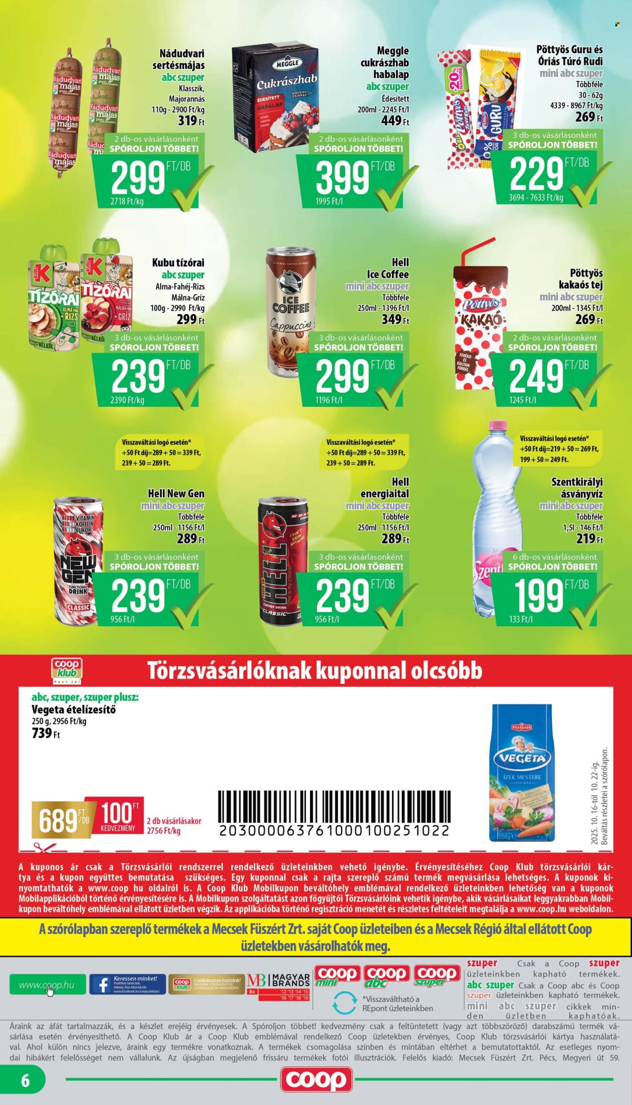 Coop akciós újságok - 2025.10.16 - 2025.10.22. Oldal 6