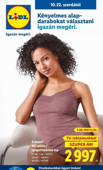 Újság Lidl - 2025.10.22 - 2025.10.29.