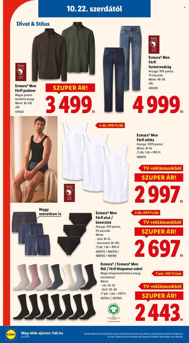 Lidl akciós újságok - 2025.10.22 - 2025.10.29. Oldal 6