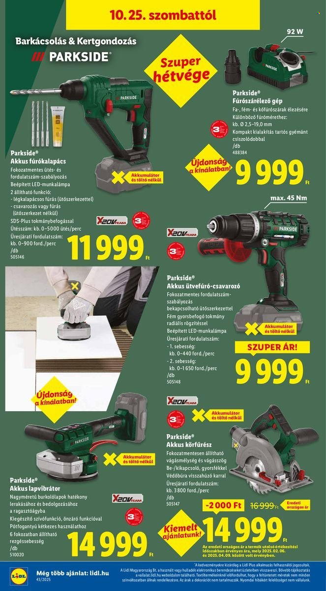 Lidl akciós újságok - 2025.10.22 - 2025.10.29. Oldal 10
