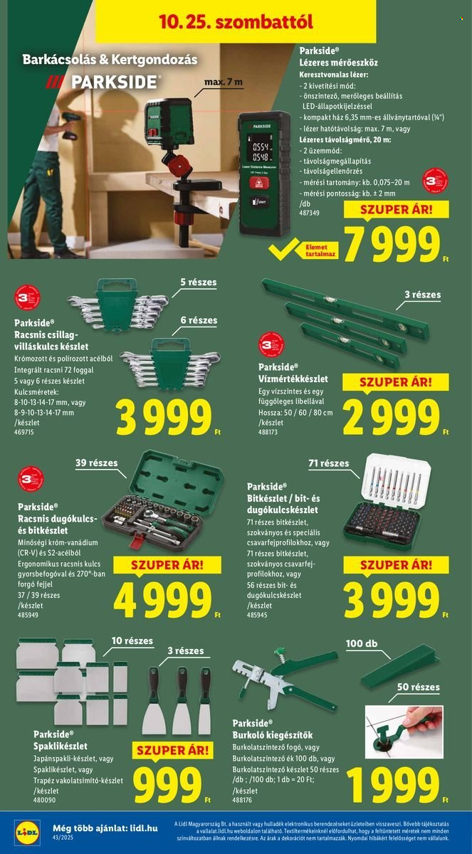 Lidl akciós újságok - 2025.10.22 - 2025.10.29. Oldal 12