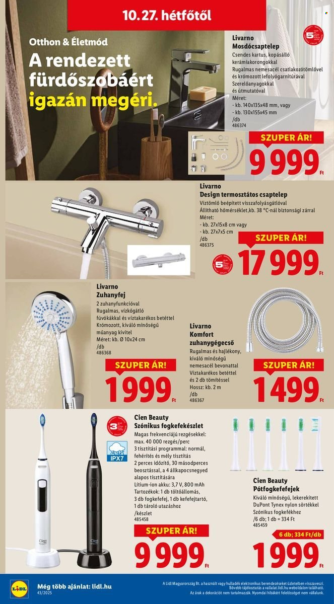 Lidl akciós újságok - 2025.10.22 - 2025.10.29. Oldal 20