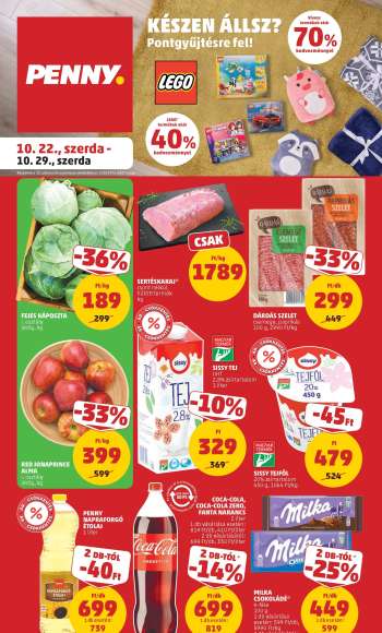 Újság Penny Market - 2025.10.22 - 2025.10.29.