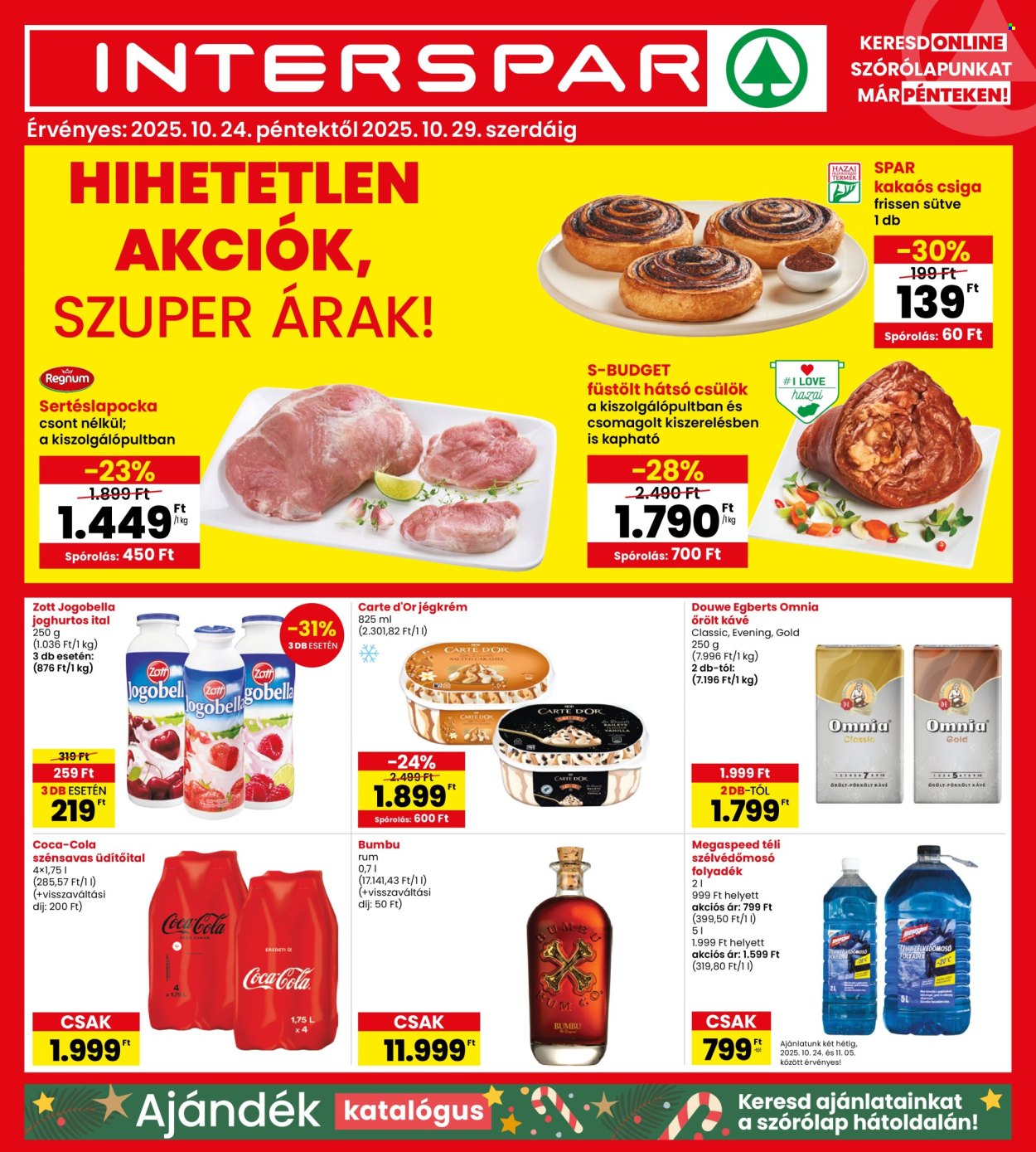 INTERSPAR akciós újságok - 2025.10.24 - 2025.10.29. Oldal 1