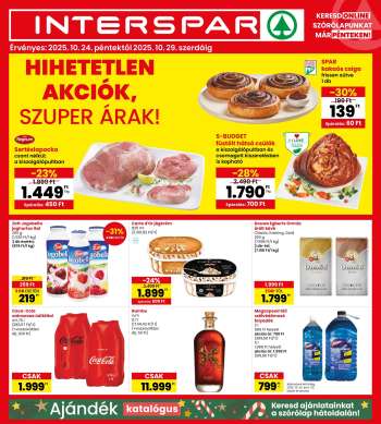 Újság INTERSPAR - 2025.10.24 - 2025.10.29.