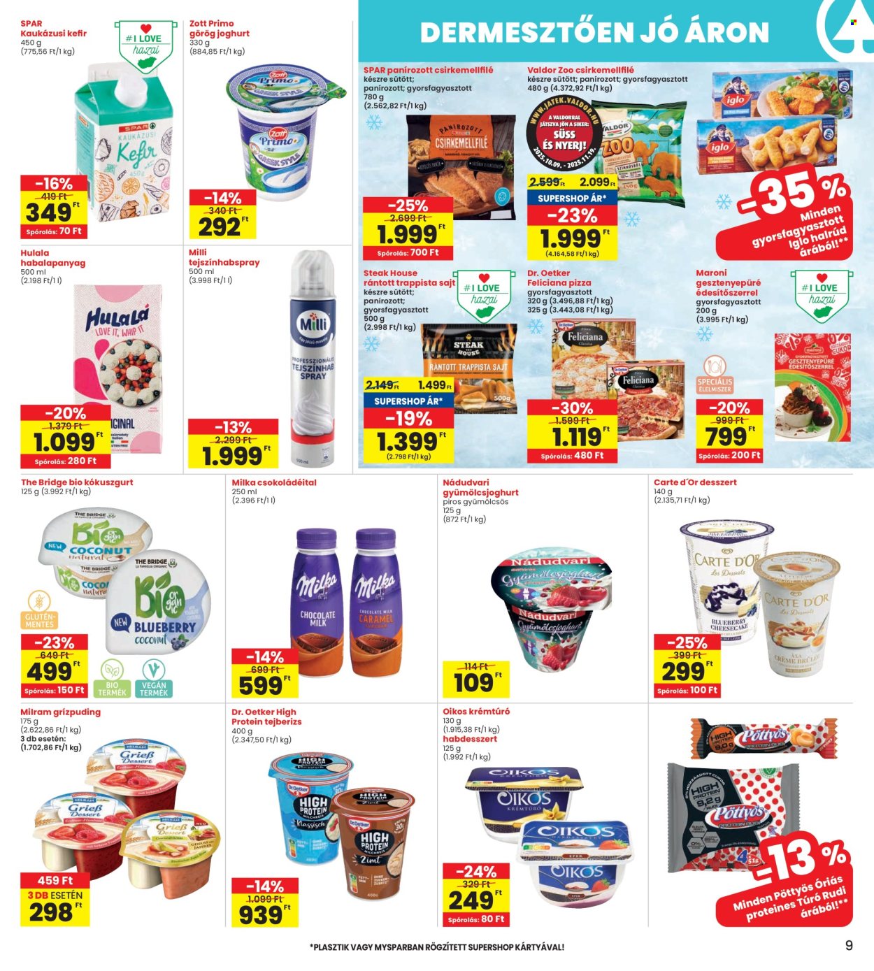INTERSPAR akciós újságok - 2025.10.24 - 2025.10.29. Oldal 9