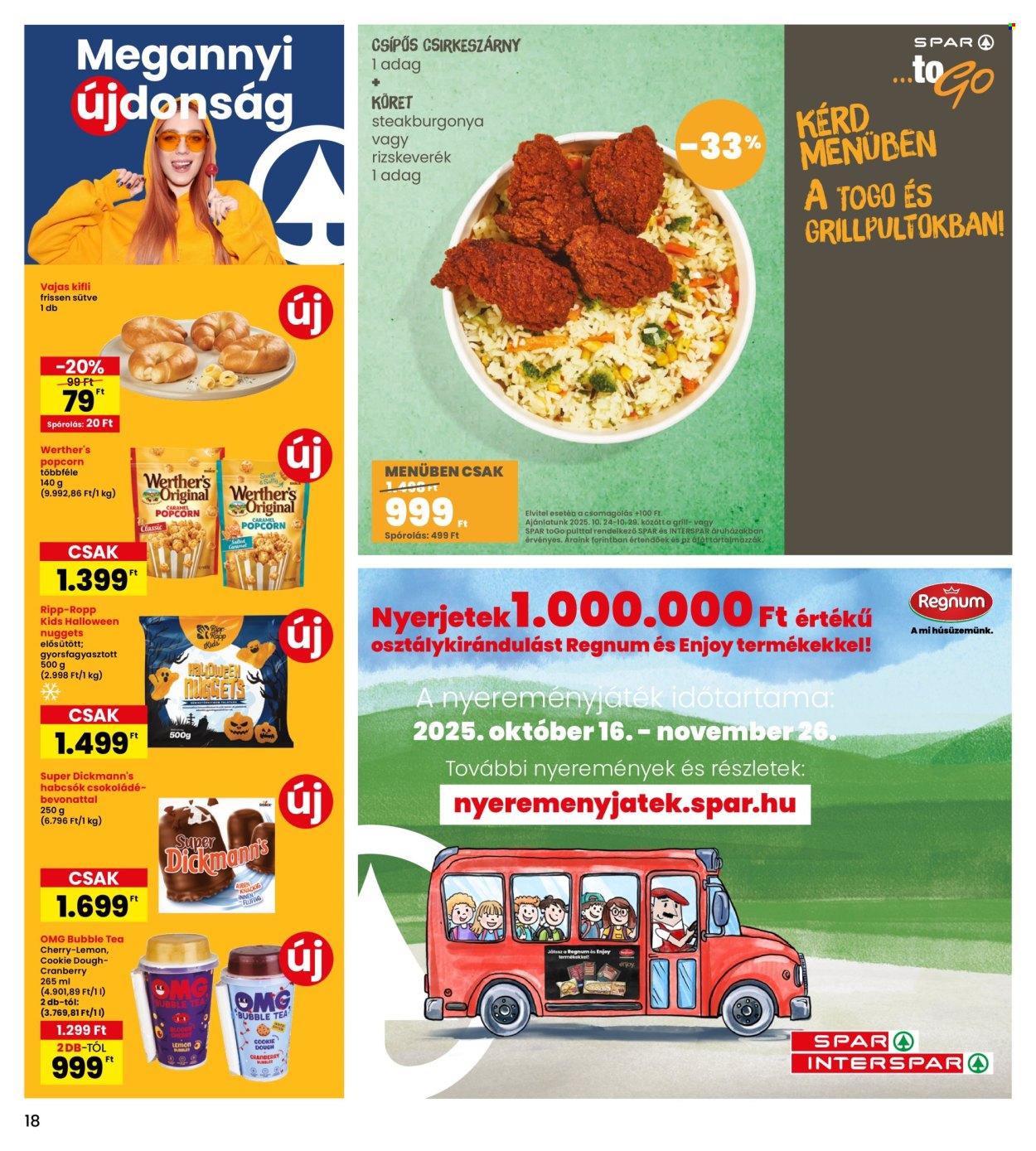INTERSPAR akciós újságok - 2025.10.24 - 2025.10.29. Oldal 18