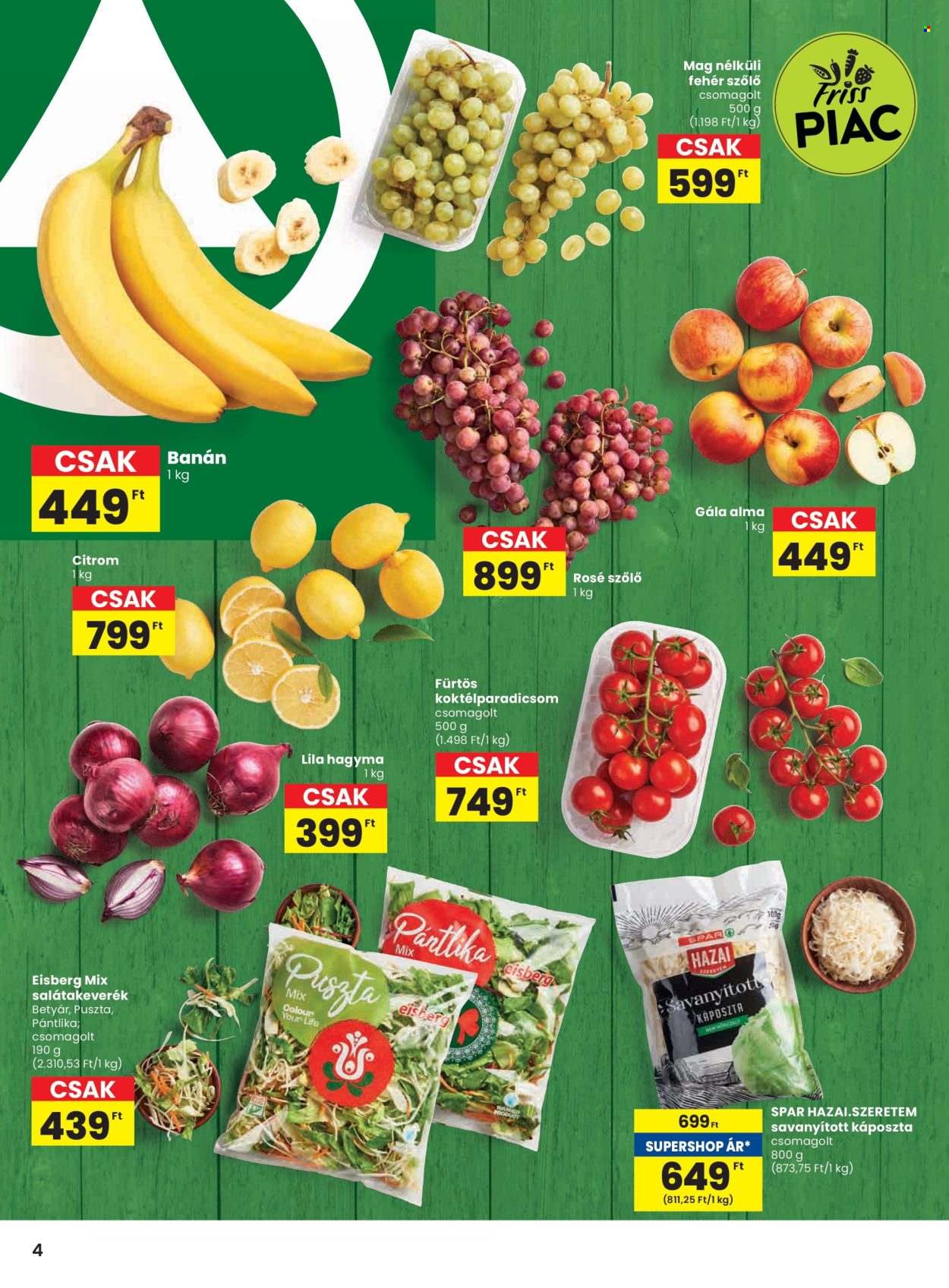 SPAR akciós újságok - 2025.10.24 - 2025.10.29. Oldal 4