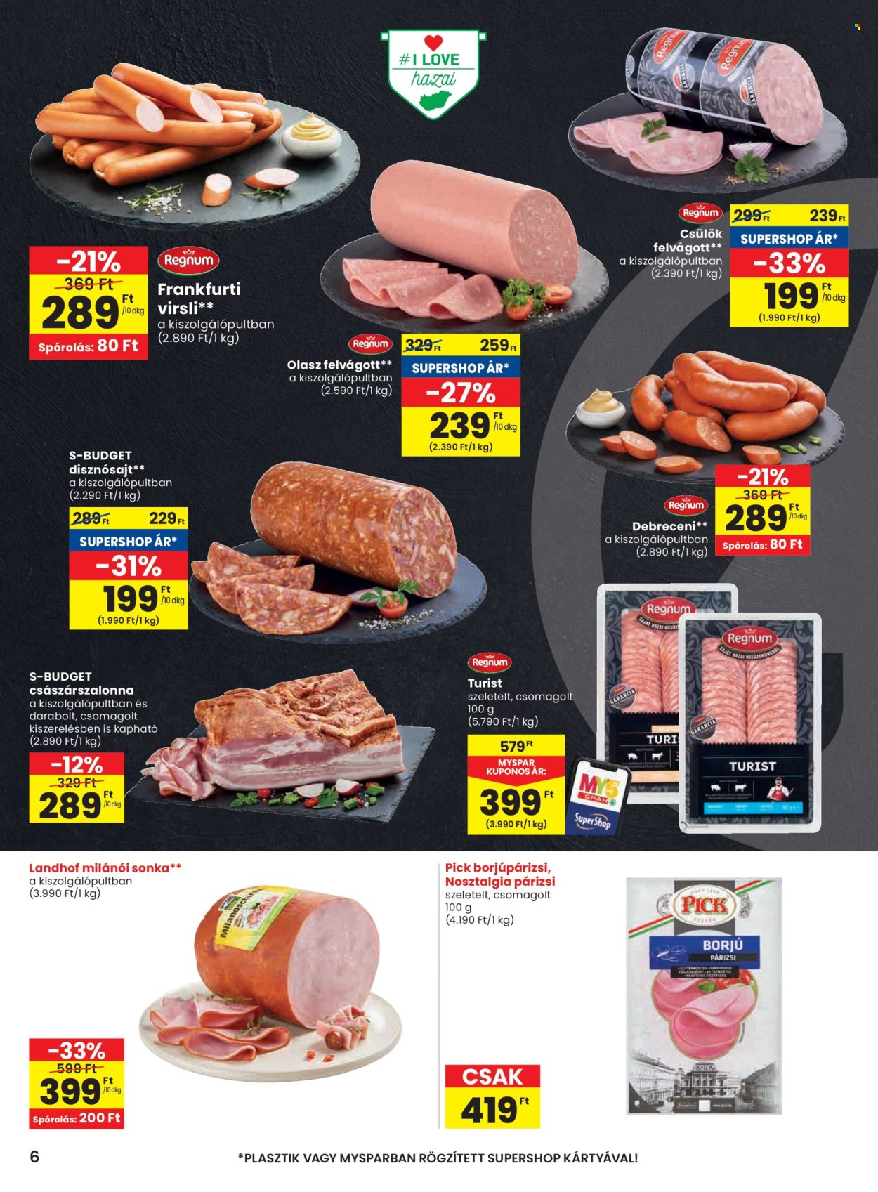 SPAR akciós újságok - 2025.10.24 - 2025.10.29. Oldal 6