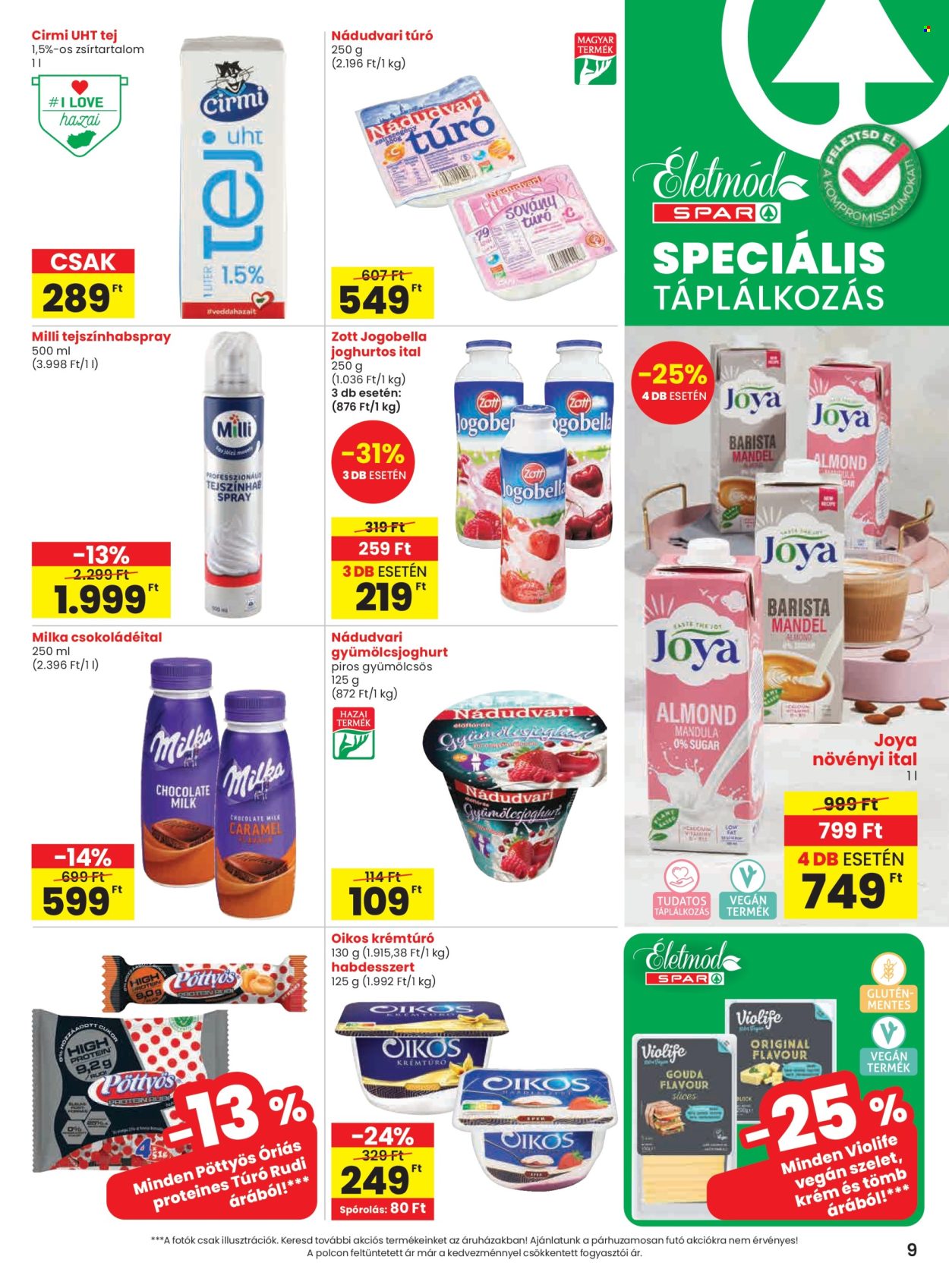 SPAR akciós újságok - 2025.10.24 - 2025.10.29. Oldal 9