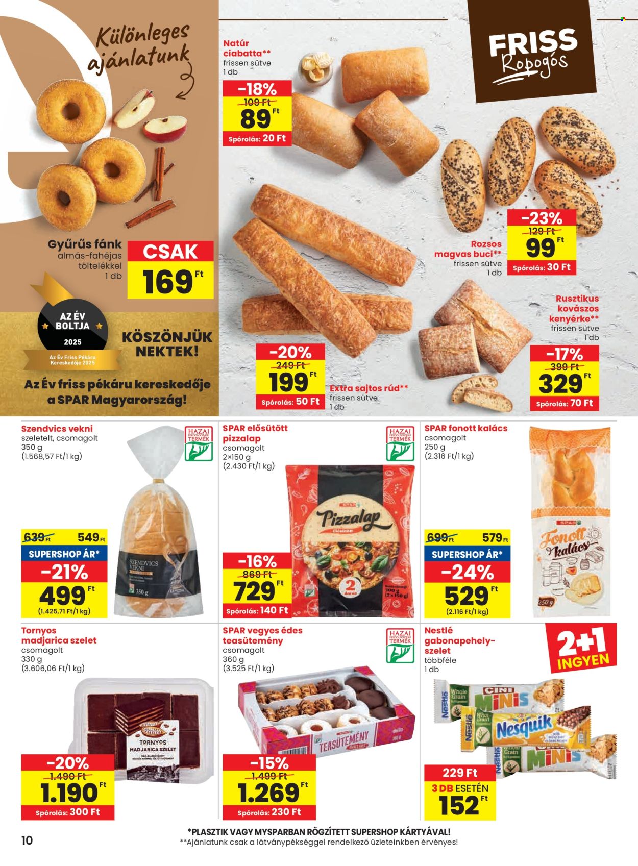 SPAR akciós újságok - 2025.10.24 - 2025.10.29. Oldal 10