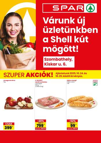 Újság SPAR Szupermarket - 2025.10.24 - 2025.10.29.