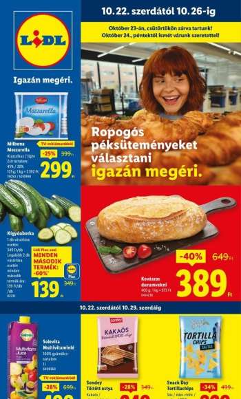 Újság Lidl - 2025.10.22 - 2025.10.29.