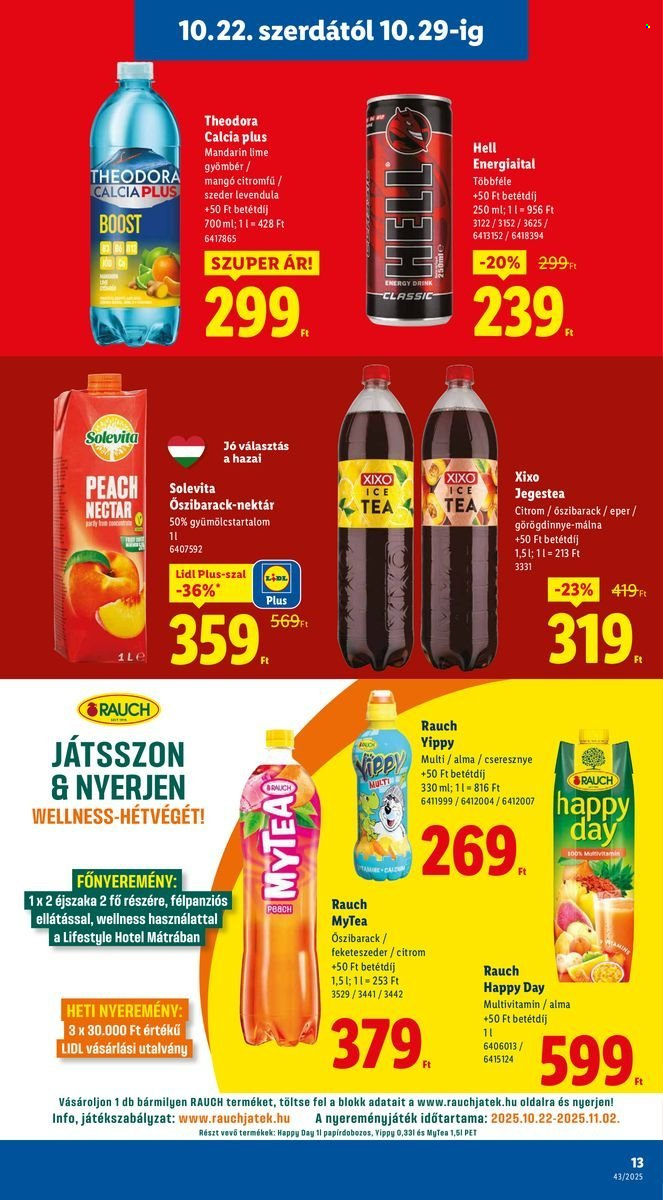 Lidl akciós újságok - 2025.10.22 - 2025.10.29. Oldal 13