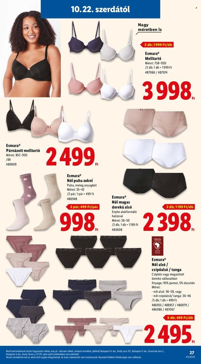 Lidl akciós újságok - 2025.10.22 - 2025.10.29. Oldal 27