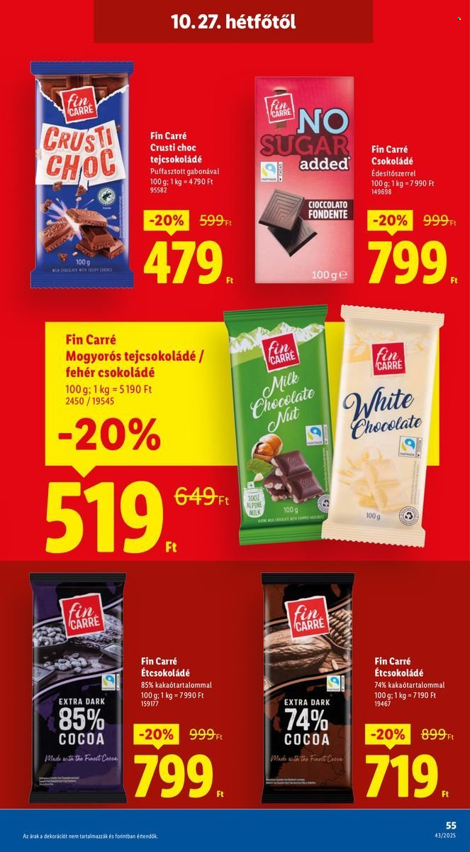 Lidl akciós újságok - 2025.10.22 - 2025.10.29. Oldal 55