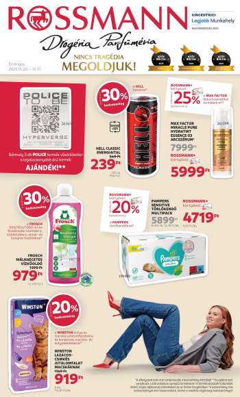 Újság Rossmann - 2025.10.20 - 2025.10.31.