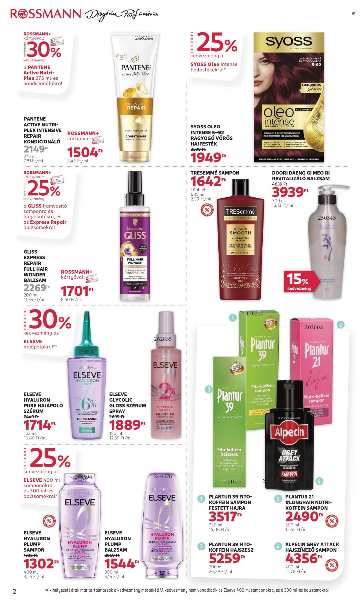Rossmann akciós újságok - 2025.10.20 - 2025.10.31. Oldal 2