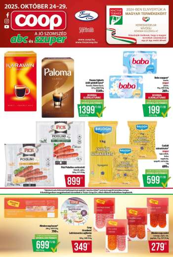 Újság Coop - 2025.10.24 - 2025.10.29.