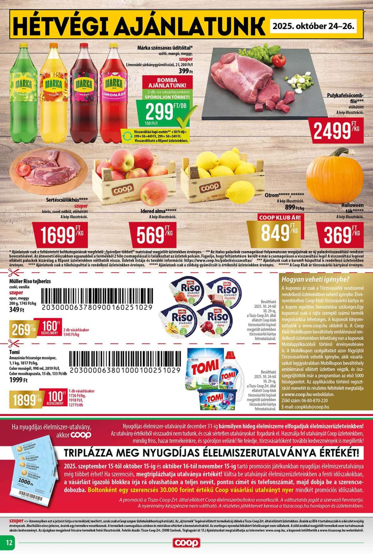 Coop akciós újságok - 2025.10.24 - 2025.10.29. Oldal 12