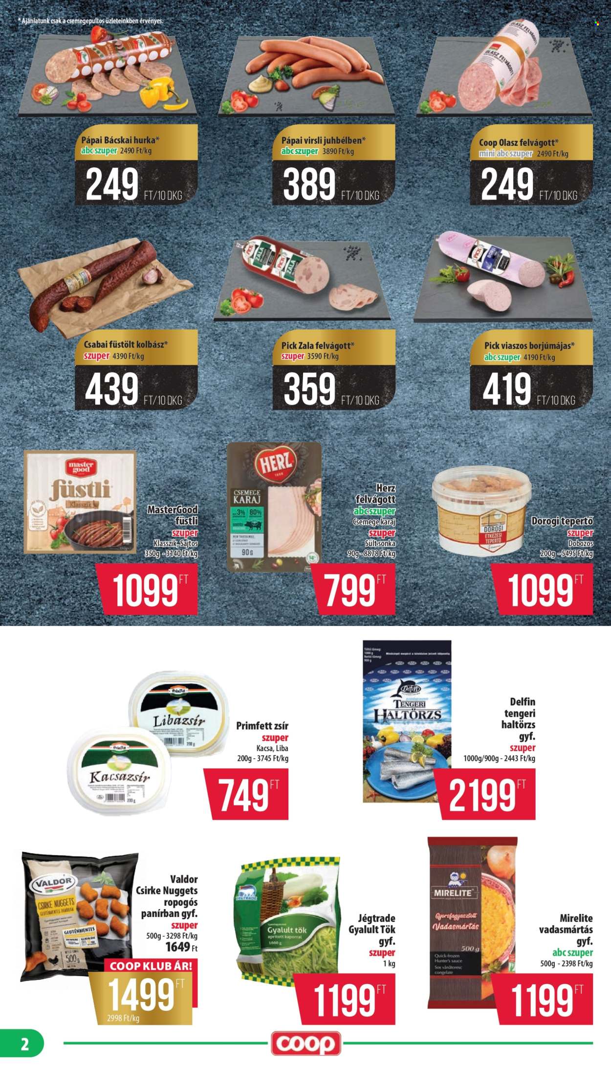Coop akciós újságok - 2025.10.24 - 2025.10.29. Oldal 2