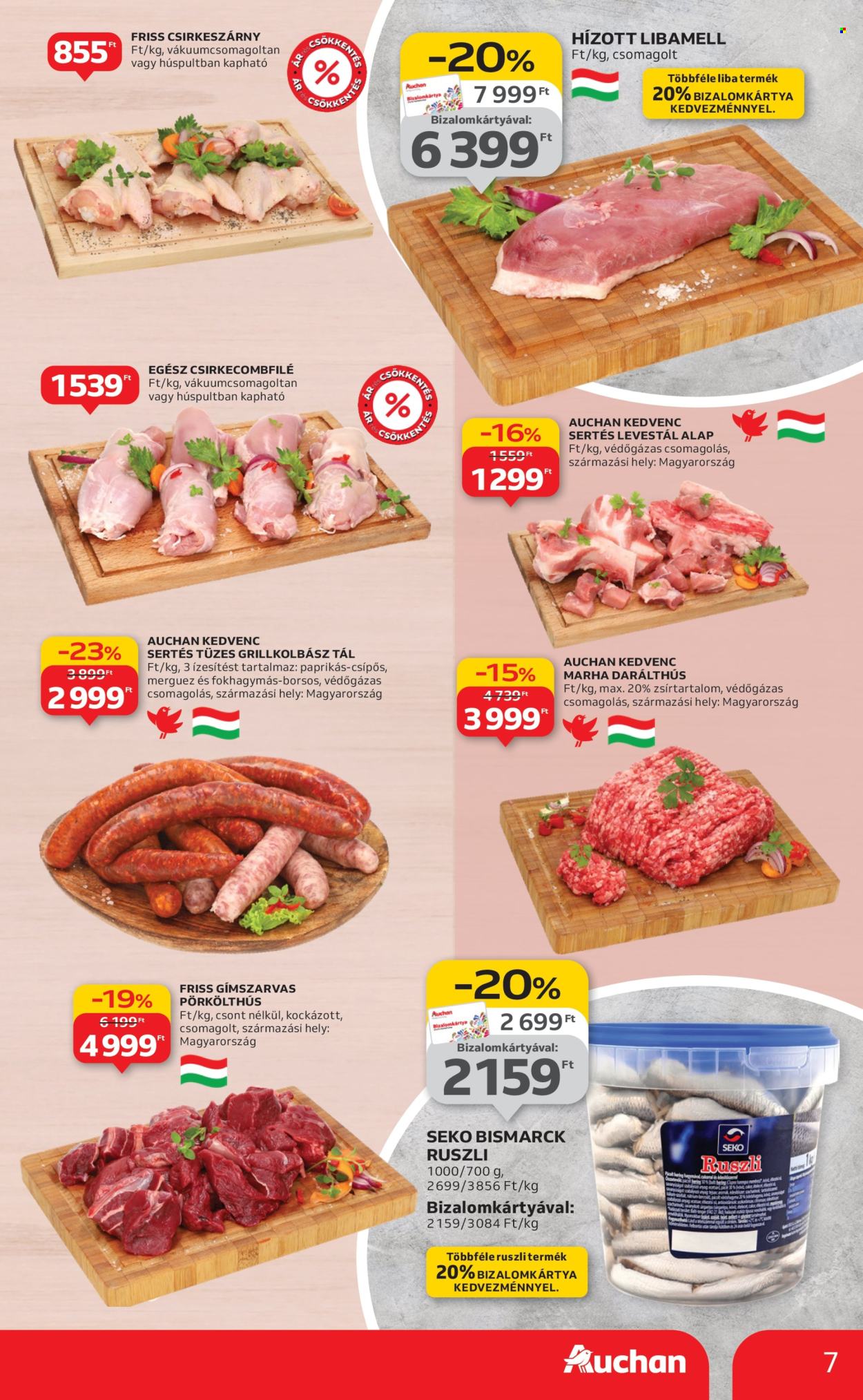 Auchan akciós újságok - 2025.10.24 - 2025.10.29. Oldal 7