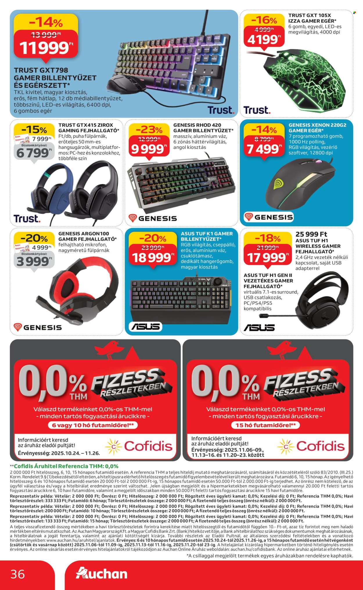 Auchan akciós újságok - 2025.10.24 - 2025.11.26. Oldal 36