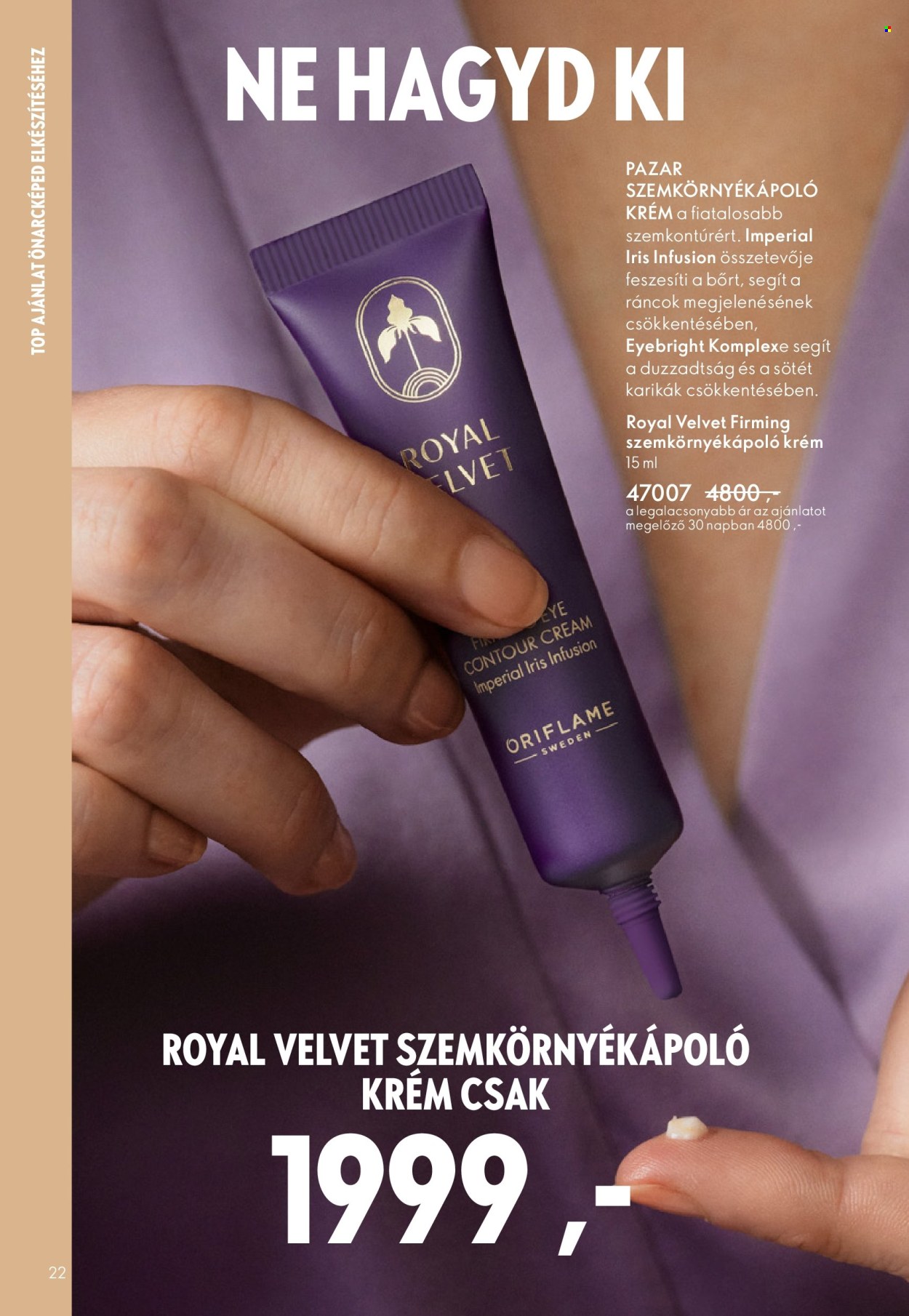 Oriflame akciós újságok - 2025.10.22 - 2025.11.11. Oldal 22
