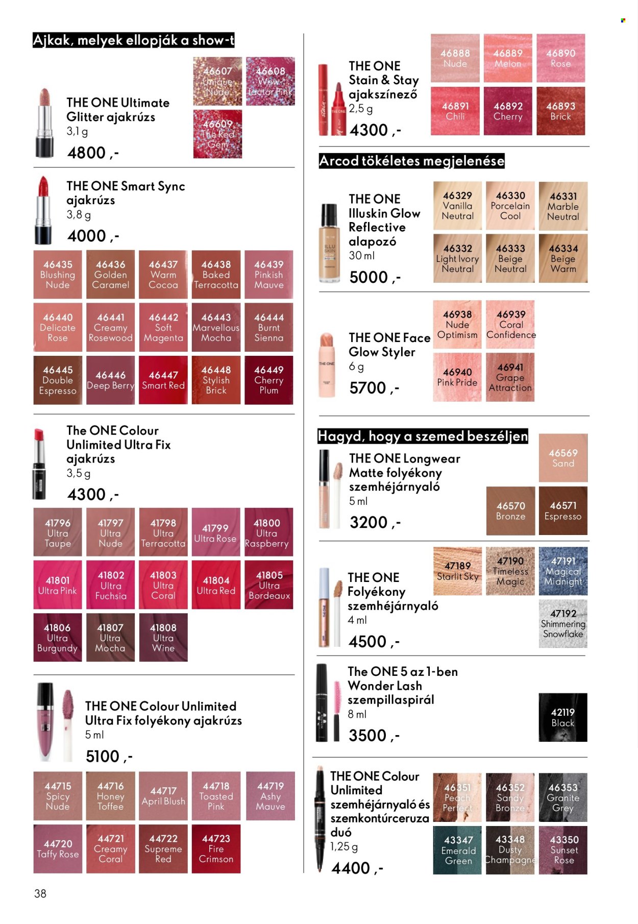 Oriflame akciós újságok - 2025.10.22 - 2025.11.11. Oldal 38