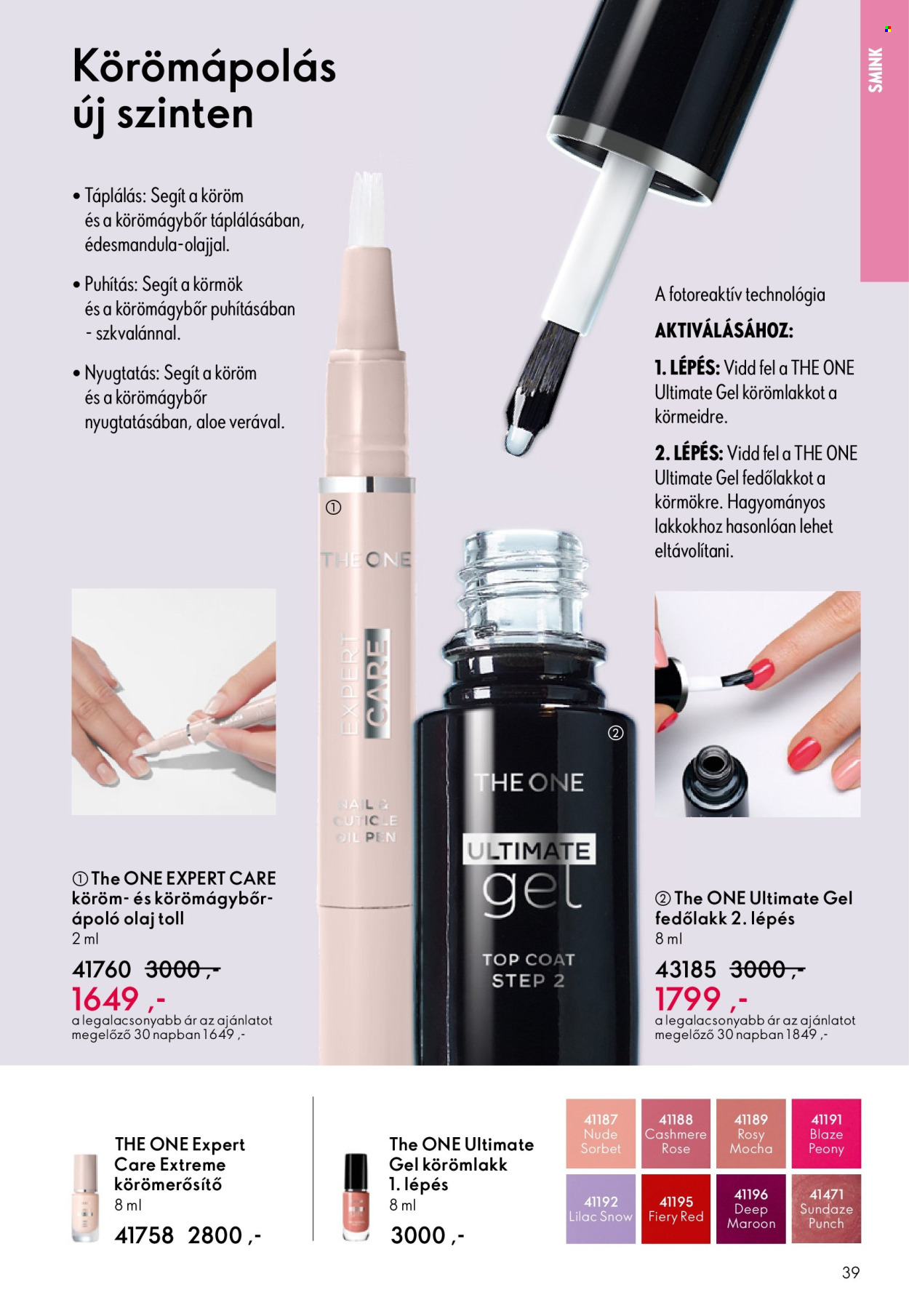 Oriflame akciós újságok - 2025.10.22 - 2025.11.11. Oldal 39